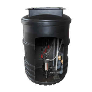 Mini Twin Sewage & Wastewater Small Pumping Station (1000mm x 2000mm)