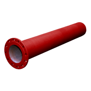Ductile Iron Flange to Spigot Pipe for Waste Water (Red)